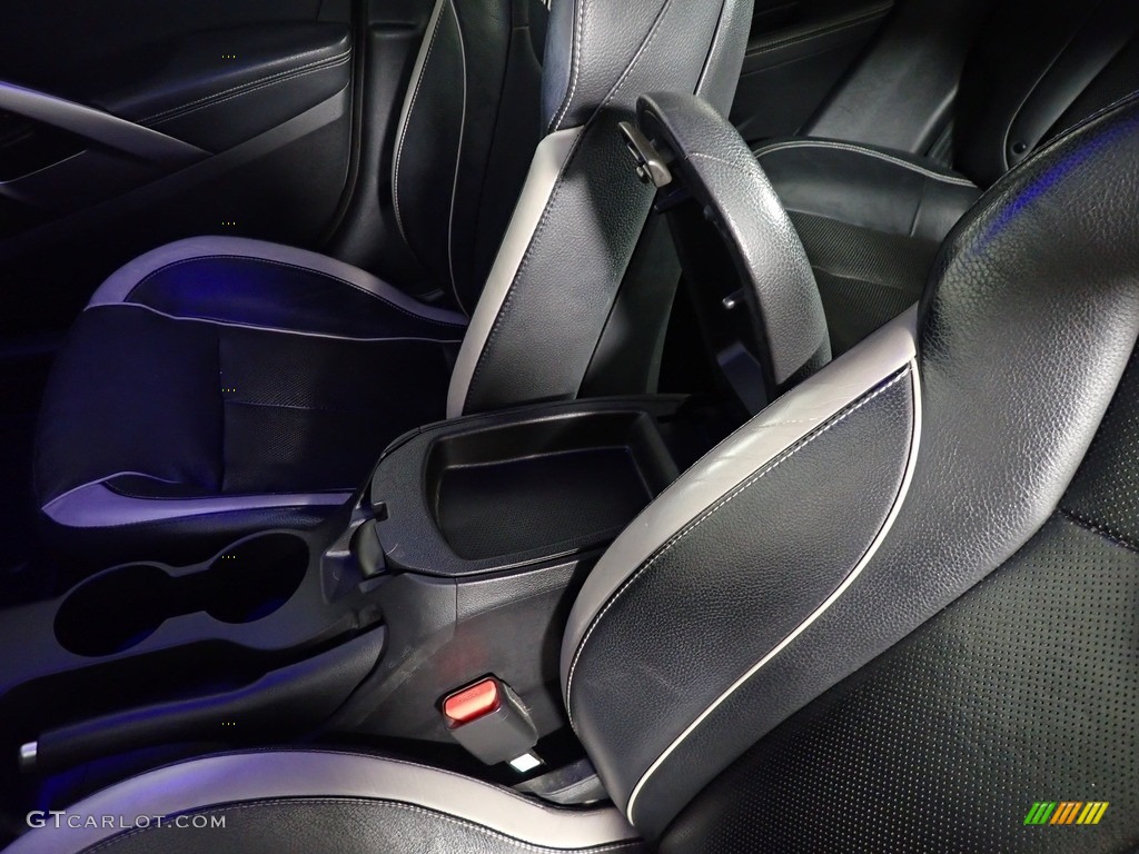 2013 Veloster Turbo - Ultra Black / Black photo #30