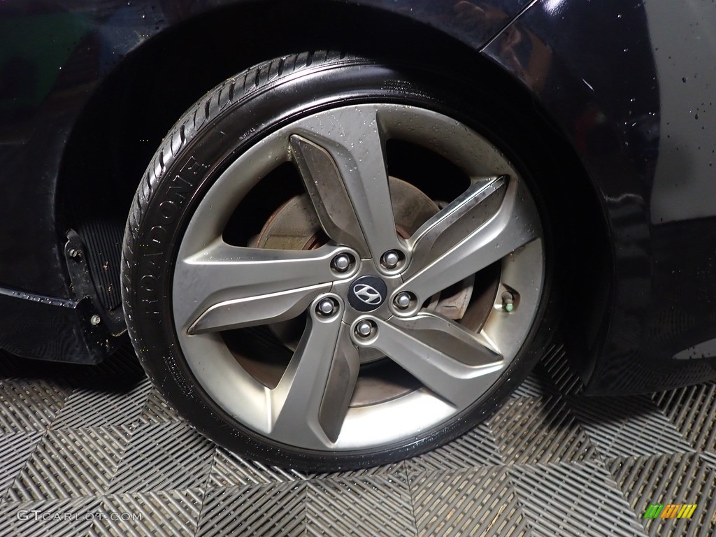 2013 Veloster Turbo - Ultra Black / Black photo #36