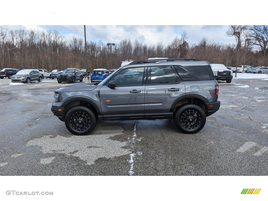 2021 Bronco Sport Badlands 4x4 - Carbonized Gray Metallic / Ebony/Roast photo #2