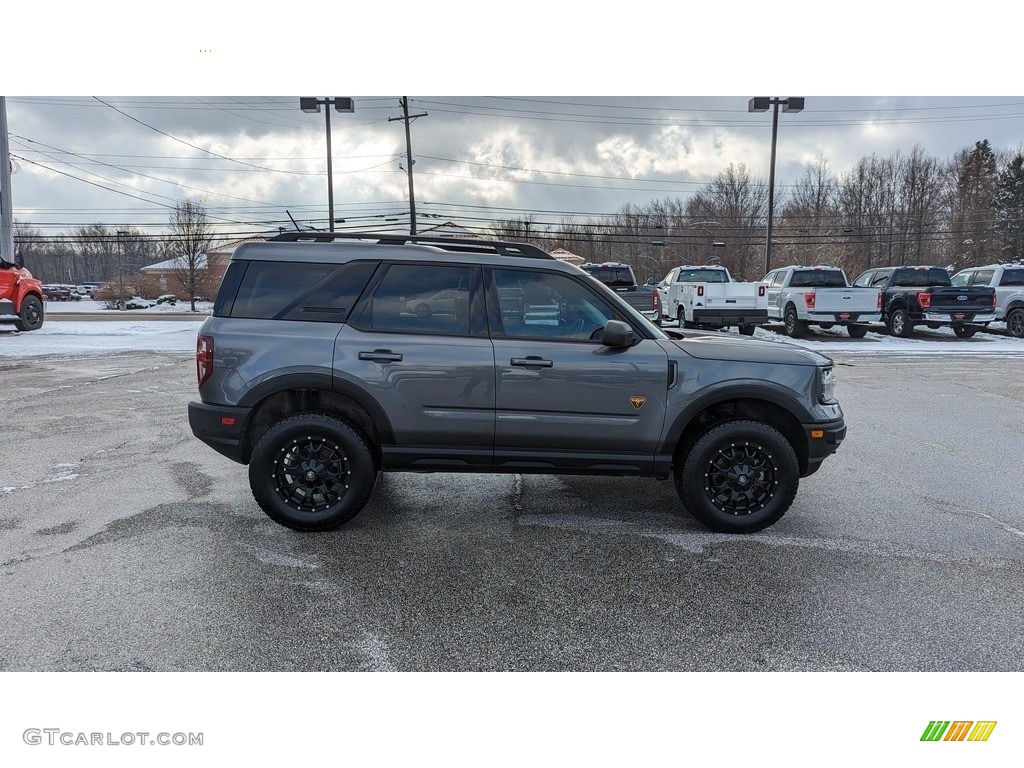 Carbonized Gray Metallic 2021 Ford Bronco Sport Badlands 4x4 Exterior Photo #145530299