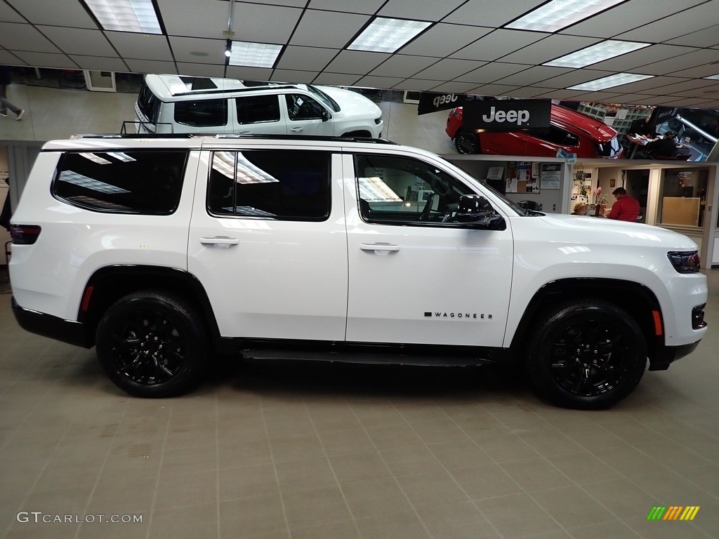 Bright White 2023 Jeep Wagoneer Base 4x4 Exterior Photo #145530572