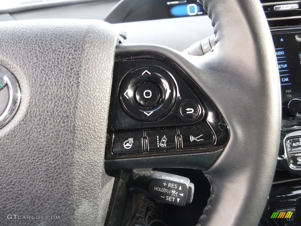 2019 Prius XLE - Blizzard White Pearl / Black photo #10