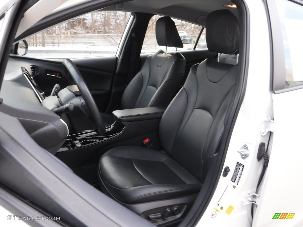 2019 Prius XLE - Blizzard White Pearl / Black photo #21