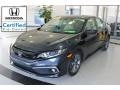 Cosmic Blue Metallic 2019 Honda Civic EX Sedan