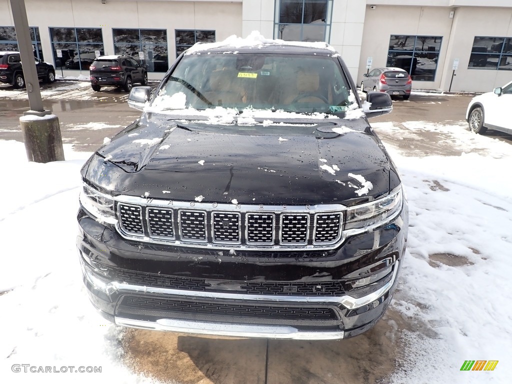 2023 Grand Wagoneer Series III 4x4 - Diamond Black Crystal Pearl / Tupelo/Black photo #2