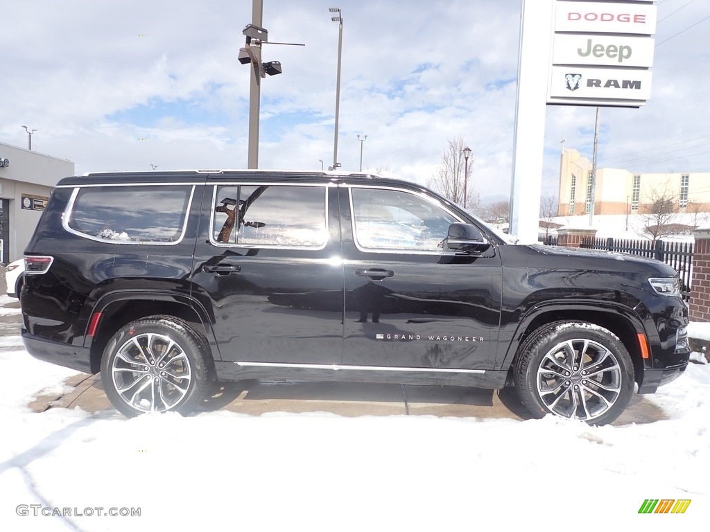 2023 Grand Wagoneer Series III 4x4 - Diamond Black Crystal Pearl / Tupelo/Black photo #4