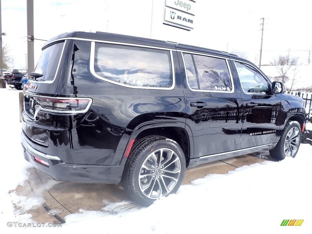 2023 Grand Wagoneer Series III 4x4 - Diamond Black Crystal Pearl / Tupelo/Black photo #5