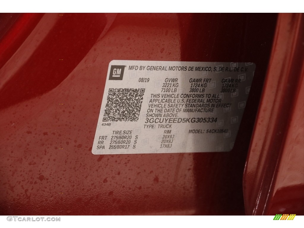 2019 Silverado 1500 RST Crew Cab 4WD - Cajun Red Tintcoat / Jet Black photo #23