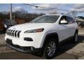 Bright White 2015 Jeep Cherokee Limited 4x4