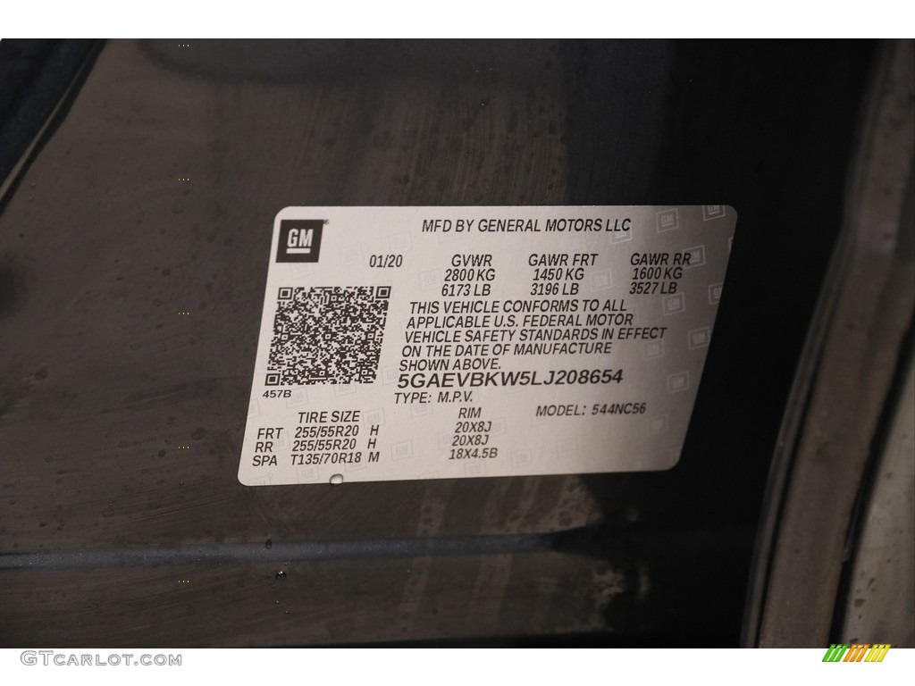 2020 Enclave Premium AWD - Dark Slate Metallic / Dark Galvinized/Ebony photo #25