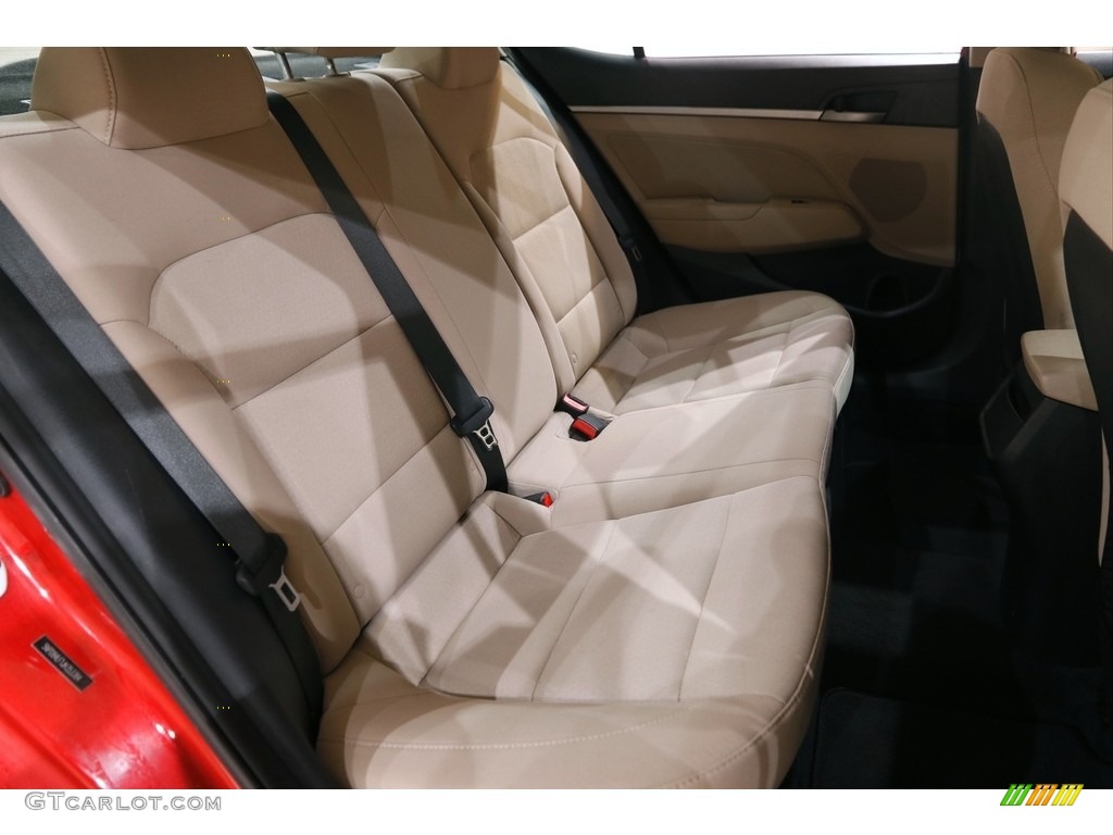 2018 Elantra Value Edition - Scarlet Red / Beige photo #15