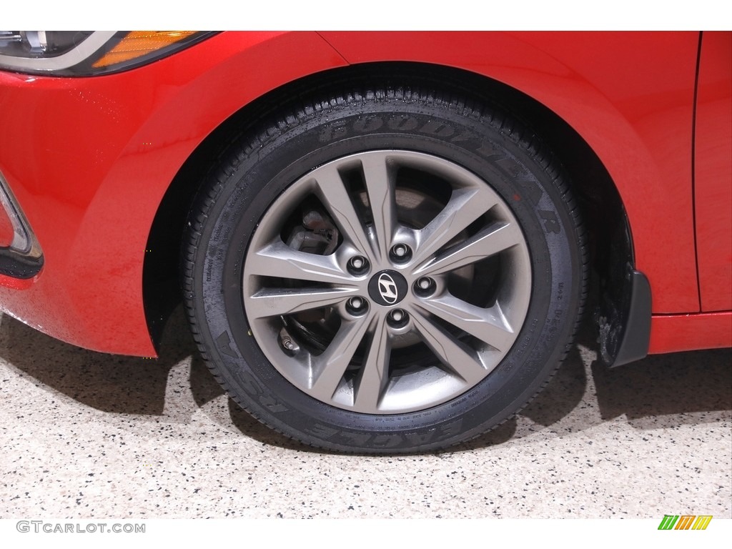 2018 Elantra Value Edition - Scarlet Red / Beige photo #19