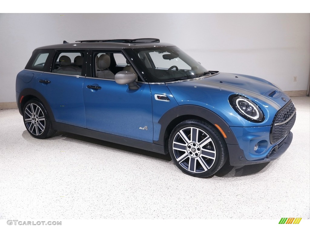 Island Blue Metallic 2022 Mini Clubman Cooper S All4 Exterior Photo #145532934