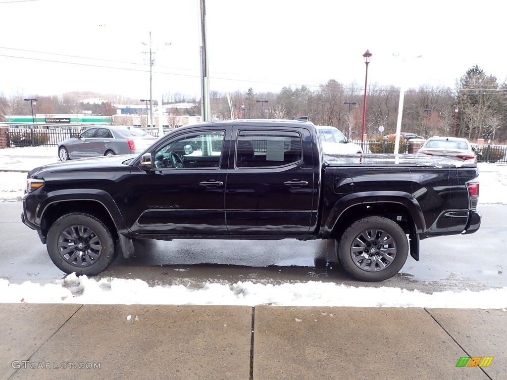 Midnight Black Metallic 2022 Toyota Tacoma Limited Double Cab 4x4 Exterior Photo #145533006