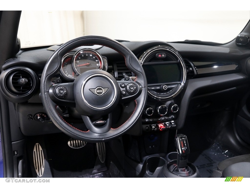2020 Convertible John Cooper Works - Starlight Blue Metallic / JCW Double Stripe Carbon Black photo #7