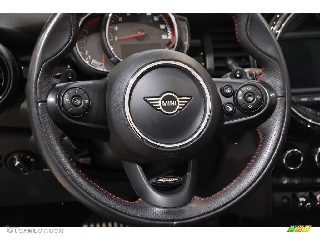 2020 Convertible John Cooper Works - Starlight Blue Metallic / JCW Double Stripe Carbon Black photo #8