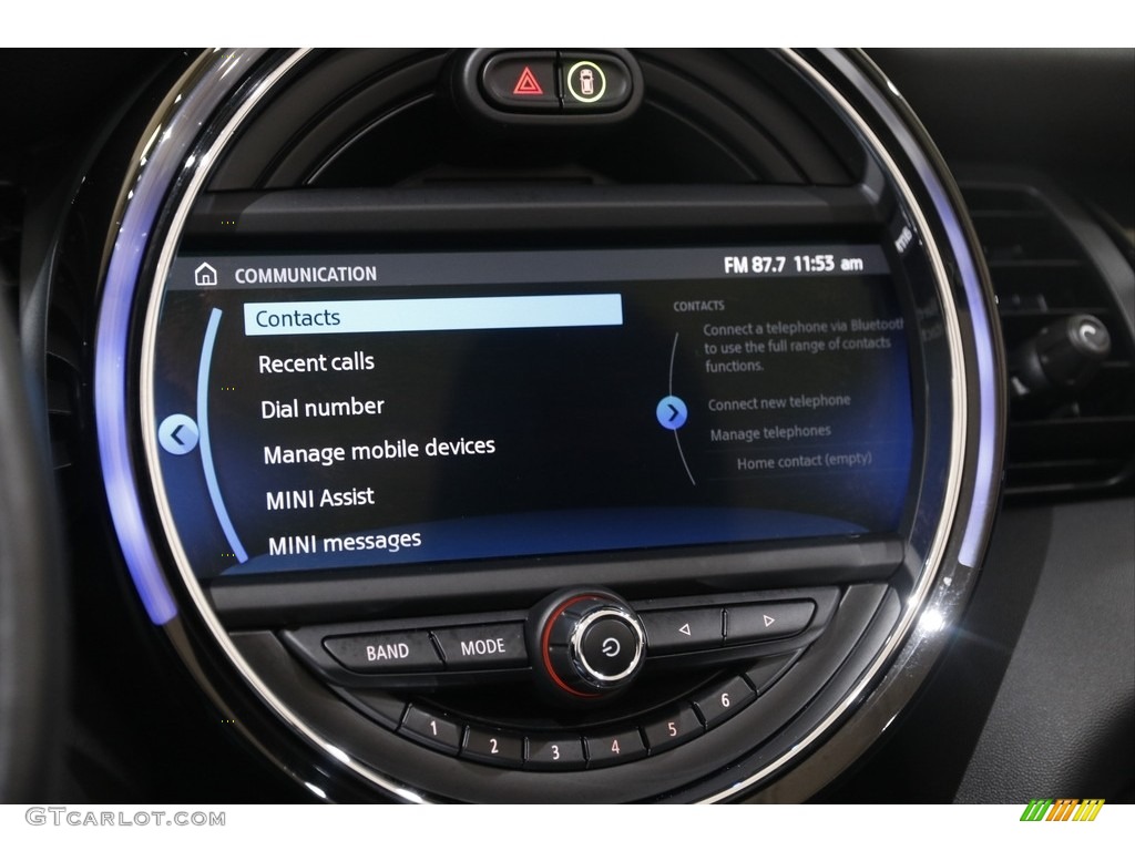 2020 Convertible John Cooper Works - Starlight Blue Metallic / JCW Double Stripe Carbon Black photo #13