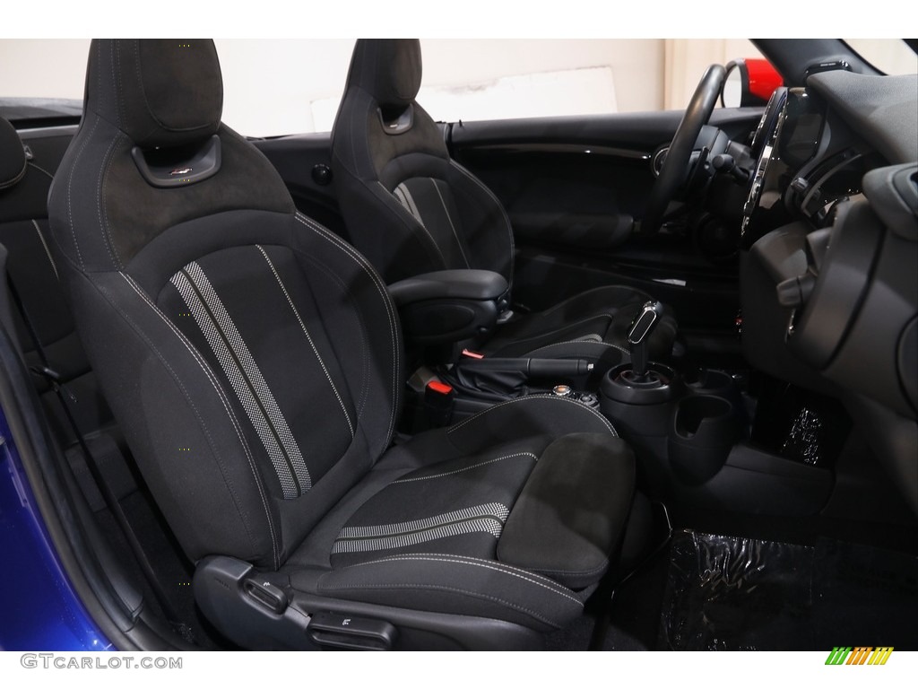 2020 Convertible John Cooper Works - Starlight Blue Metallic / JCW Double Stripe Carbon Black photo #17