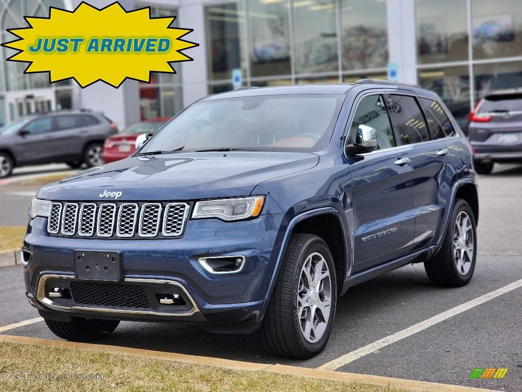 2021 Grand Cherokee Overland 4x4 - Slate Blue Pearl / Black photo #1