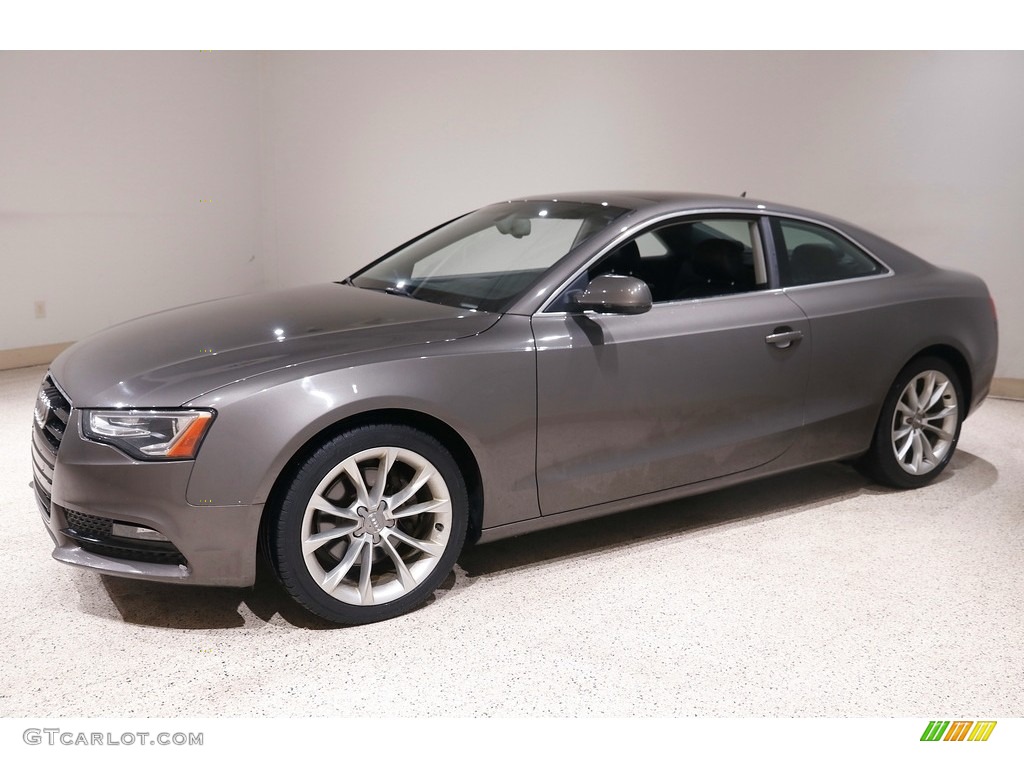 2014 A5 2.0T quattro Coupe - Monsoon Gray Metallic / Black photo #3