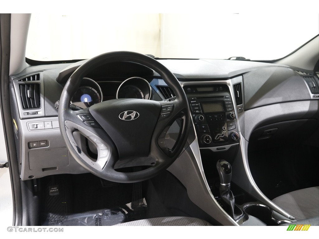 2012 Sonata GLS - Iridescent Silver Blue Pearl / Gray photo #6