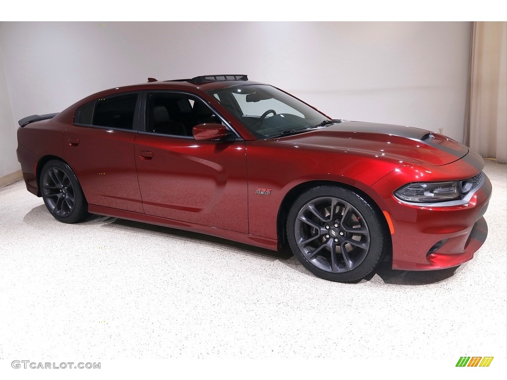 Octane Red Pearl 2021 Dodge Charger Scat Pack Exterior Photo #145536525