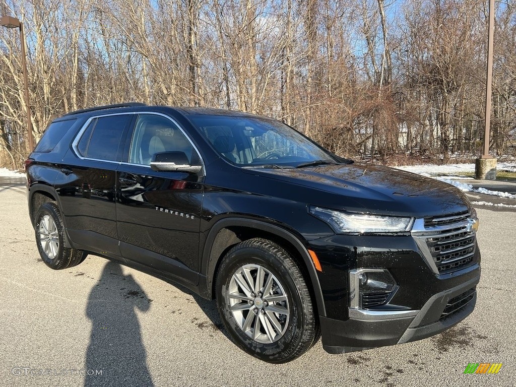 Mosaic Black Metallic 2023 Chevrolet Traverse LT AWD Exterior Photo #145536663