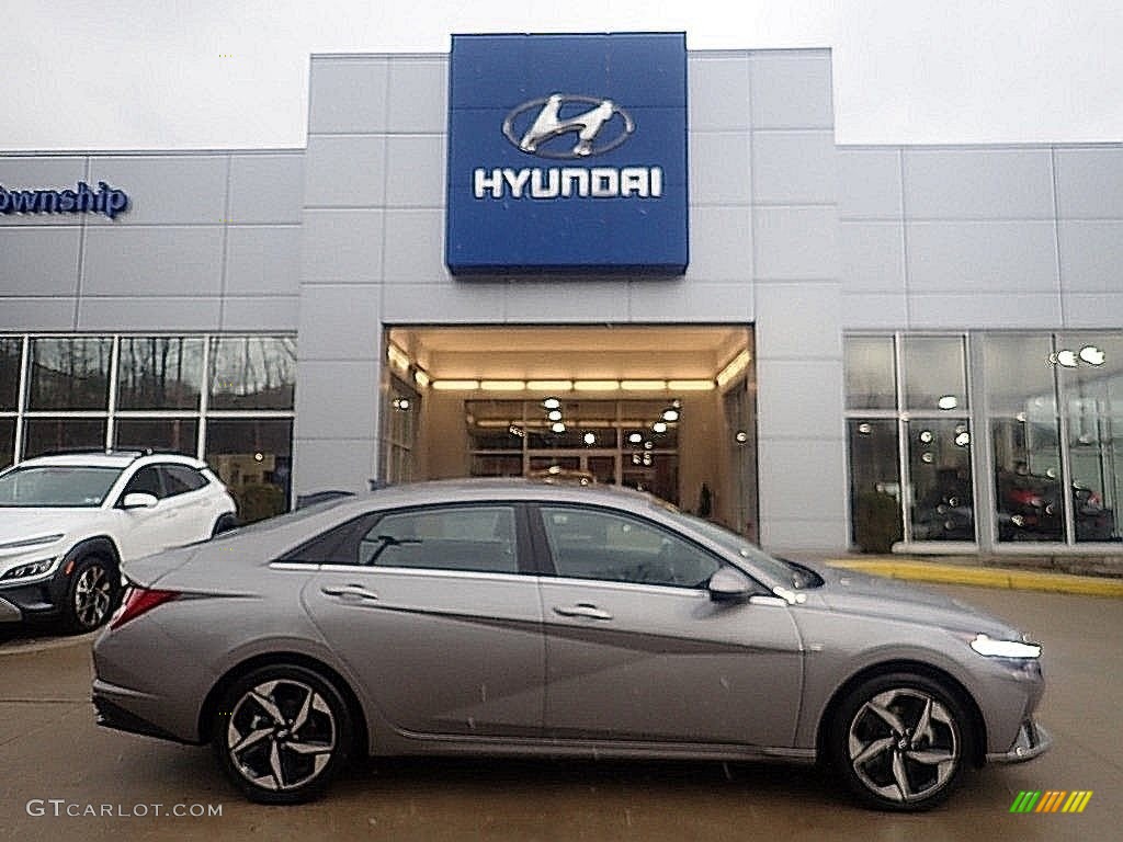 Fluid Metal 2023 Hyundai Elantra Limited Hybrid Exterior Photo #145537228