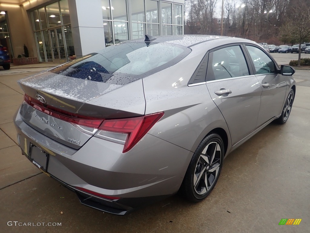 2023 Elantra Limited Hybrid - Fluid Metal / Medium Gray photo #2