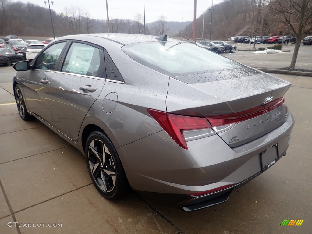 2023 Elantra Limited Hybrid - Fluid Metal / Medium Gray photo #5