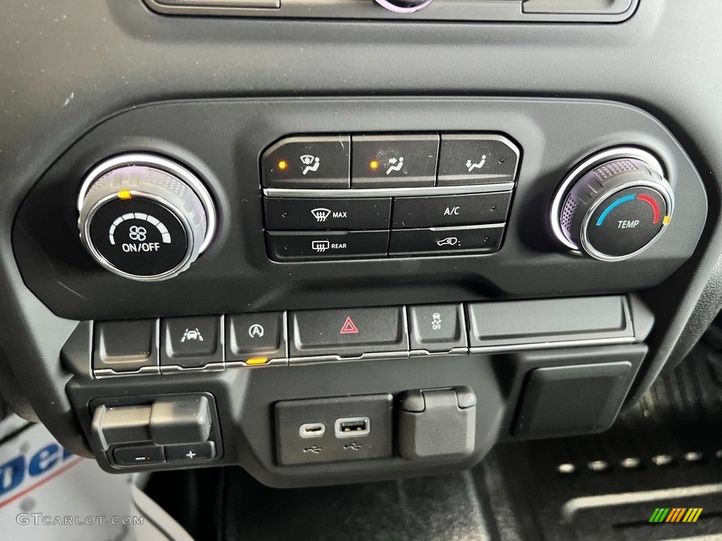 2023 Chevrolet Silverado 1500 WT Double Cab 4x4 Controls Photo #145537873