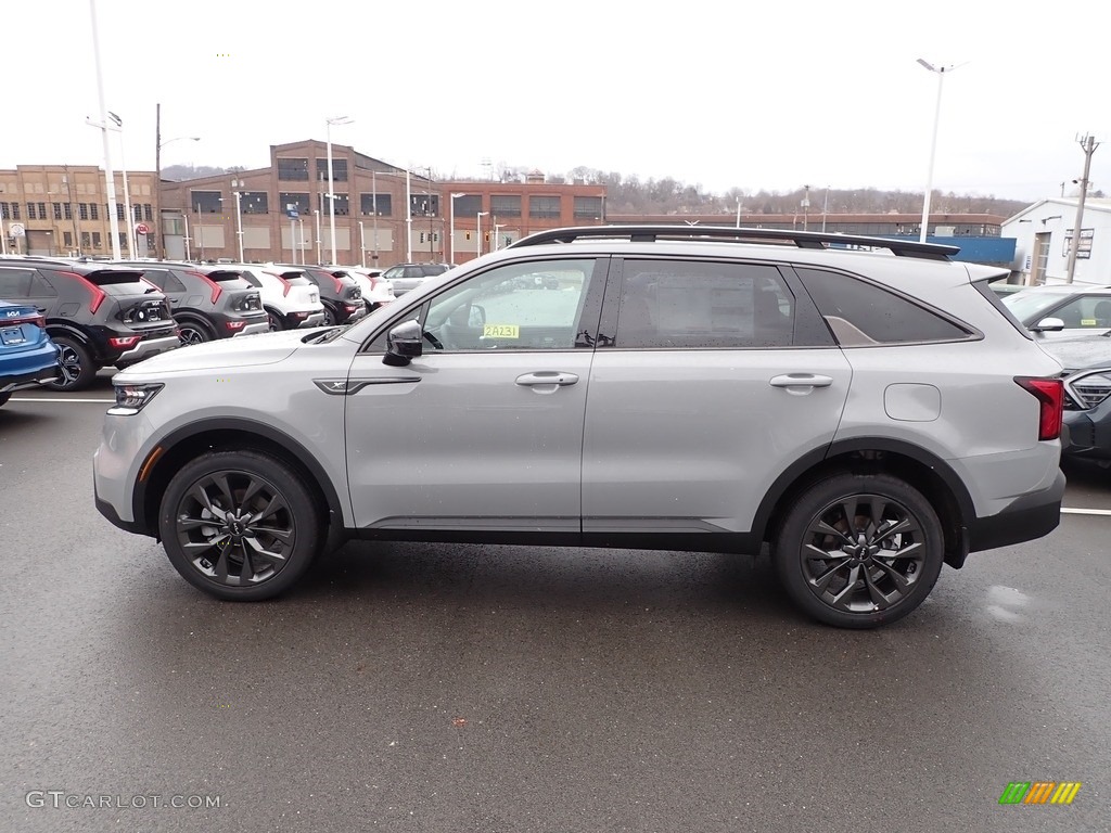 Wolf Gray 2022 Kia Sorento XLine SX Prestige AWD Exterior Photo