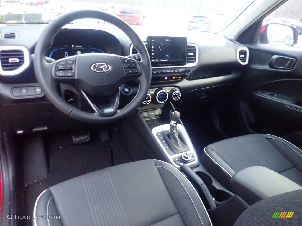 Black Interior 2023 Hyundai Venue Limited Photo #145538446