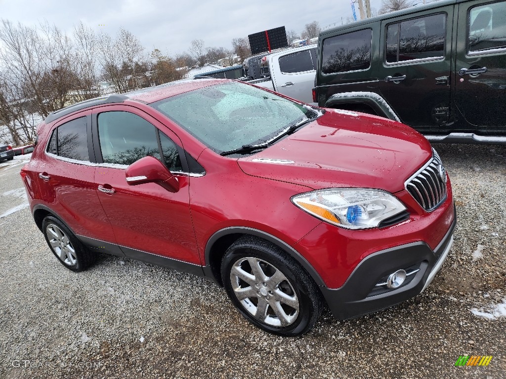 2016 Encore Leather - Winterberry Red Metallic / Ebony photo #2