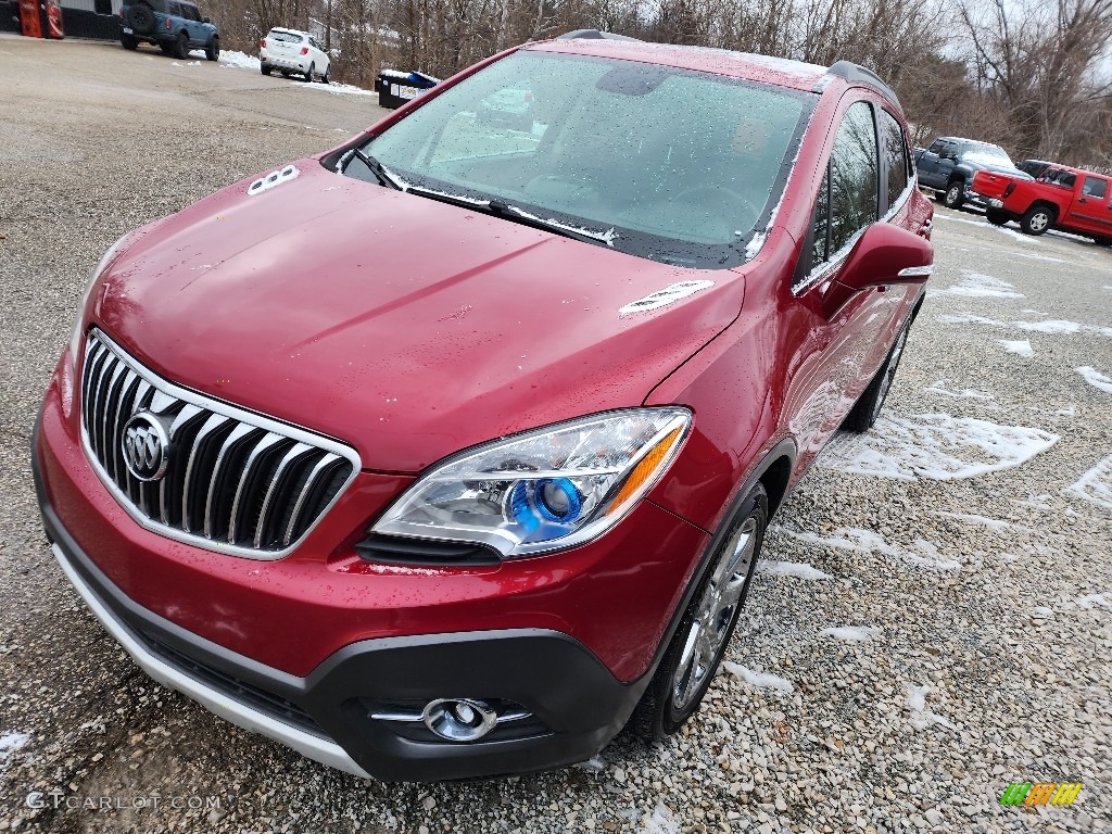 2016 Encore Leather - Winterberry Red Metallic / Ebony photo #4