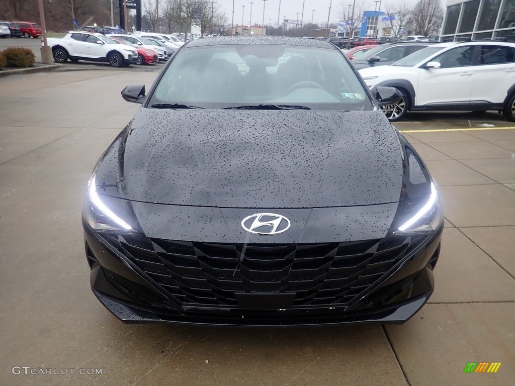 2023 Elantra SEL - Phantom Black / Medium Gray photo #8