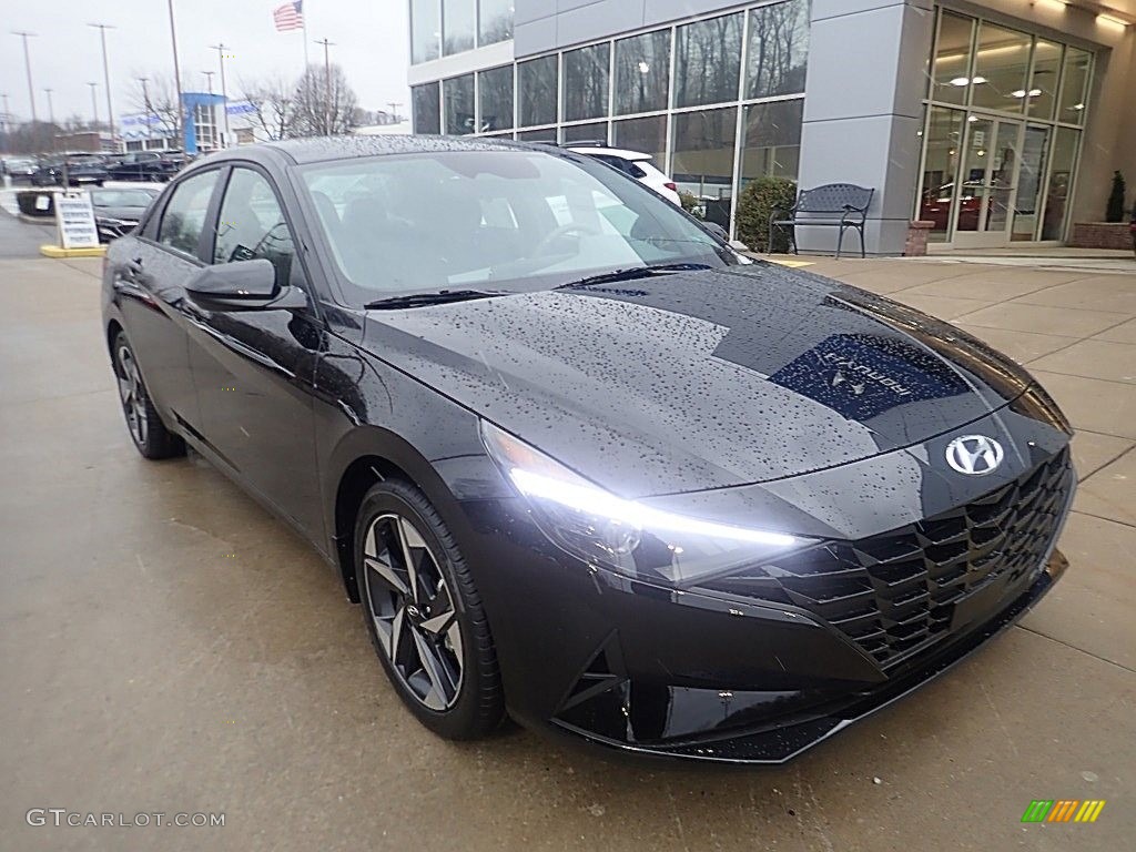 2023 Elantra SEL - Phantom Black / Medium Gray photo #9