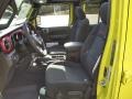 Black 2023 Jeep Wrangler Unlimited Rubicon 4x4 Interior Color