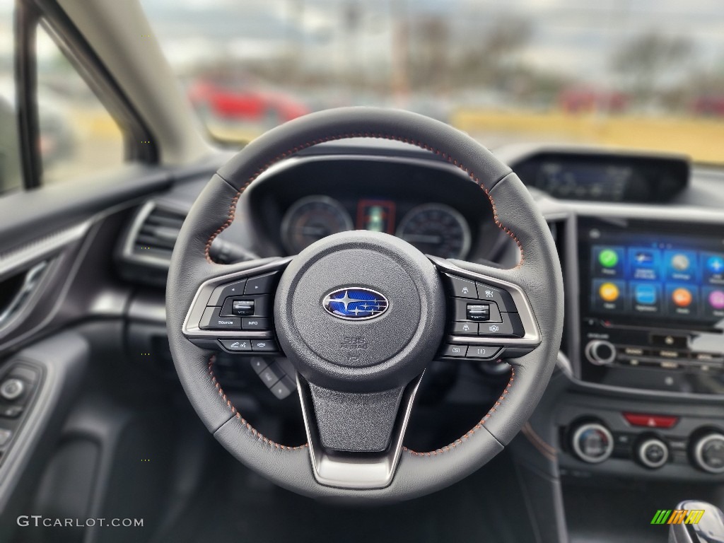 2023 Subaru Crosstrek Limited Black Steering Wheel Photo #145539169