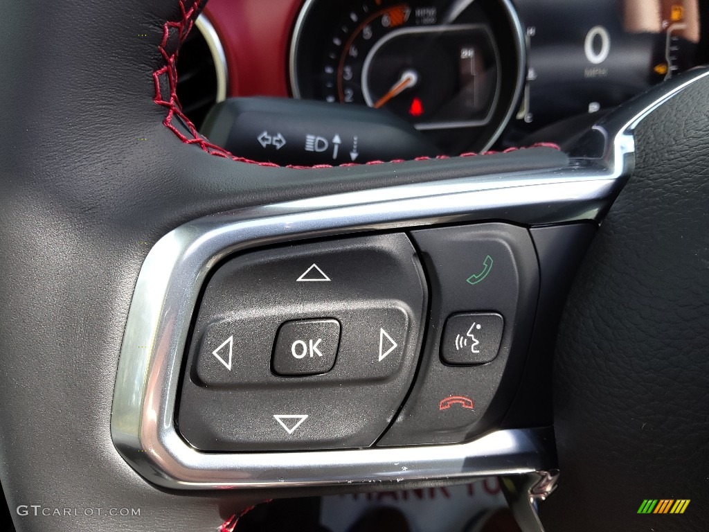 2023 Jeep Wrangler Unlimited Rubicon 4x4 Black Steering Wheel Photo #145539208