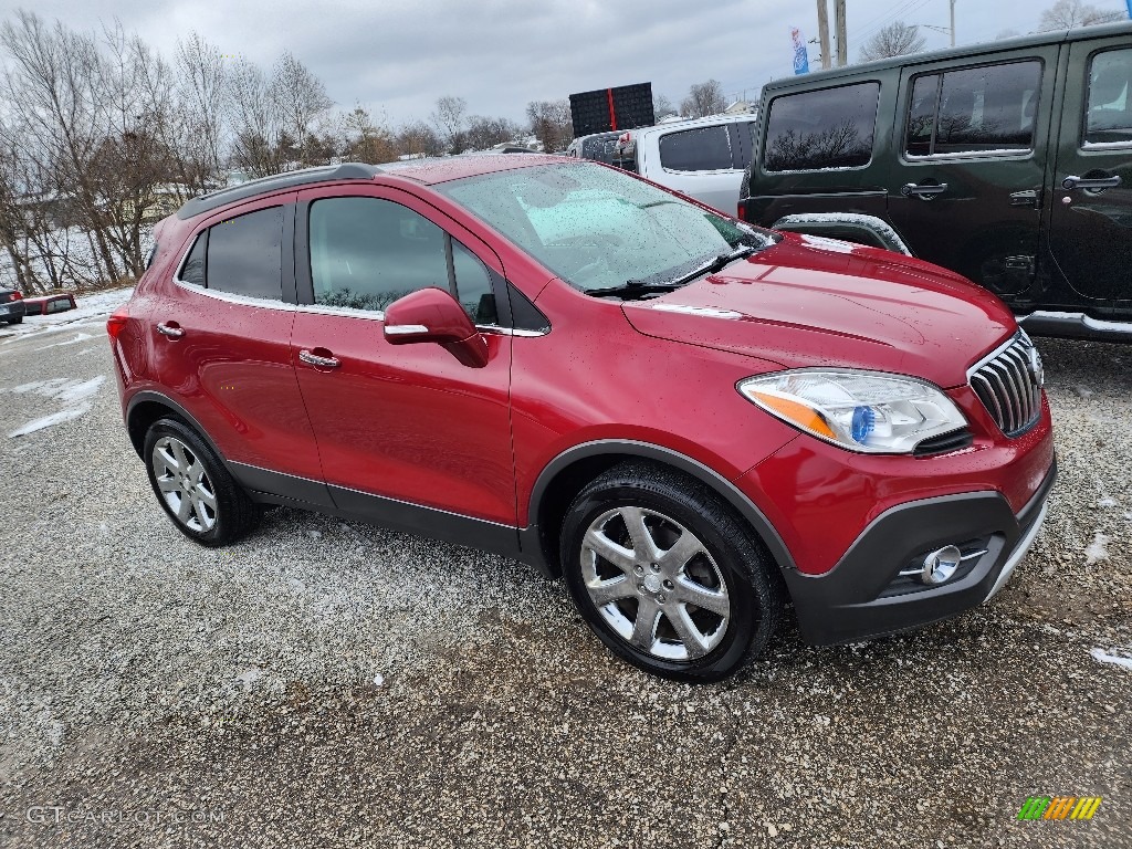 2016 Encore Leather - Winterberry Red Metallic / Ebony photo #23