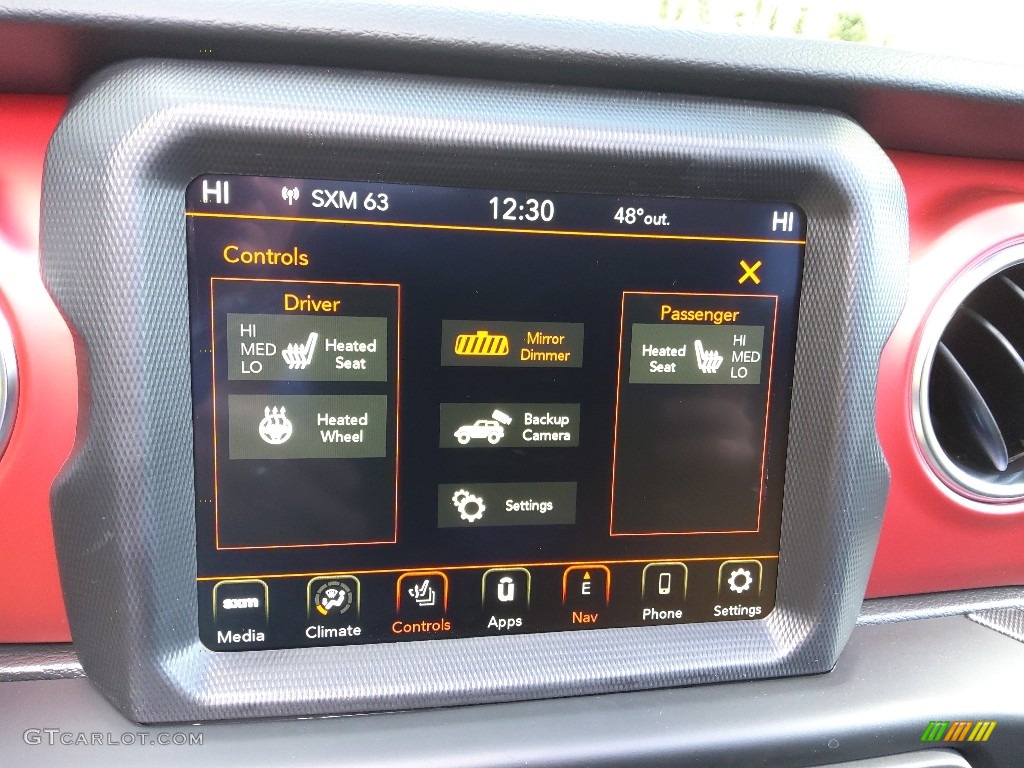 2023 Jeep Wrangler Unlimited Rubicon 4x4 Controls Photo #145539364