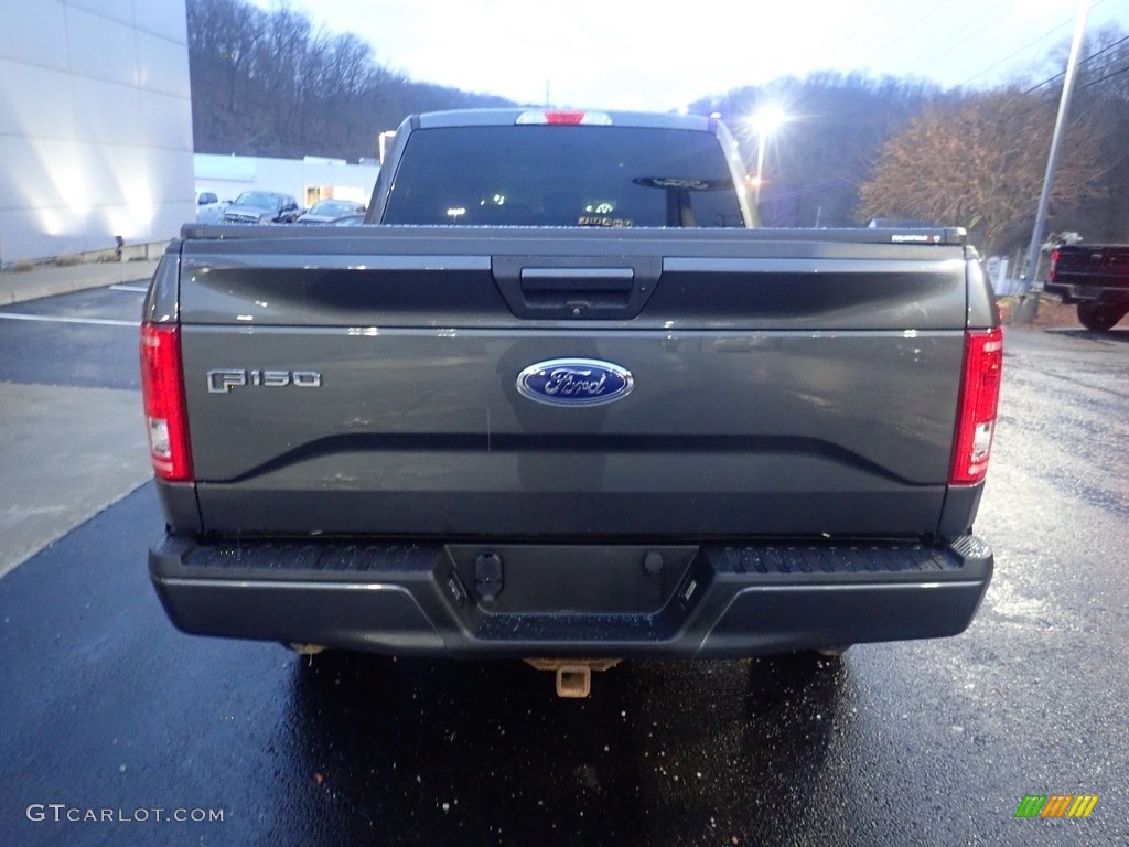 2016 F150 XLT SuperCab 4x4 - Lithium Gray / Black photo #3