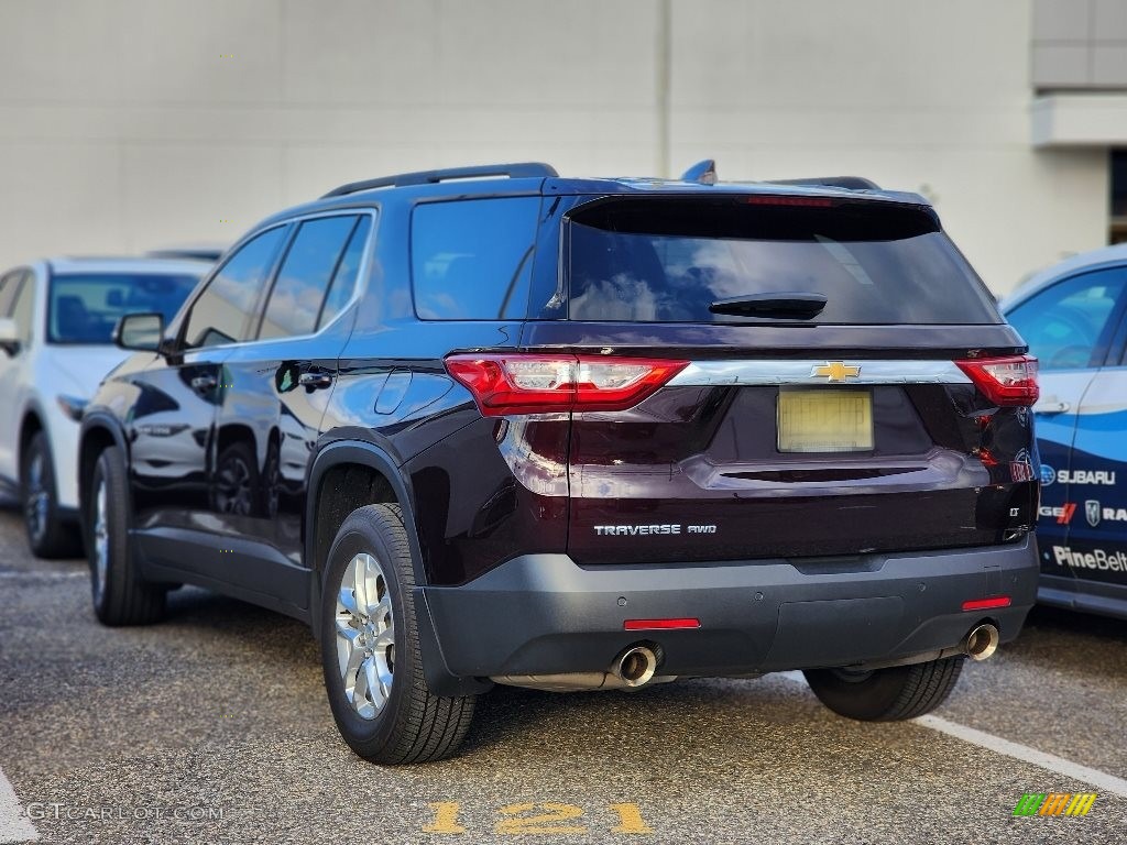2021 Traverse LT AWD - Black Cherry Metallic / Jet Black photo #6