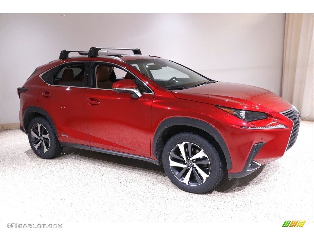2019 NX 300h Hybrid AWD - Matador Red Mica / Glazed Caramel photo #1