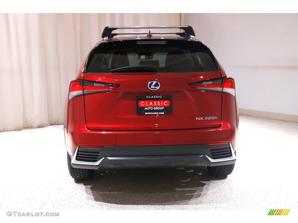 2019 NX 300h Hybrid AWD - Matador Red Mica / Glazed Caramel photo #20