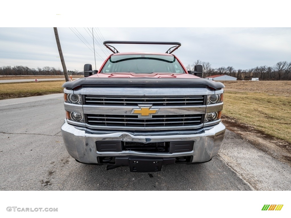 2015 Silverado 2500HD WT Crew Cab - Victory Red / Jet Black/Dark Ash photo #9