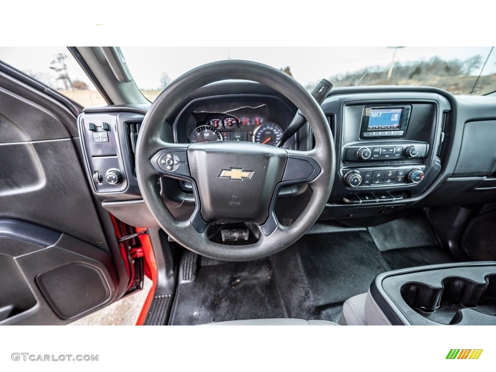 2015 Silverado 2500HD WT Crew Cab - Victory Red / Jet Black/Dark Ash photo #15