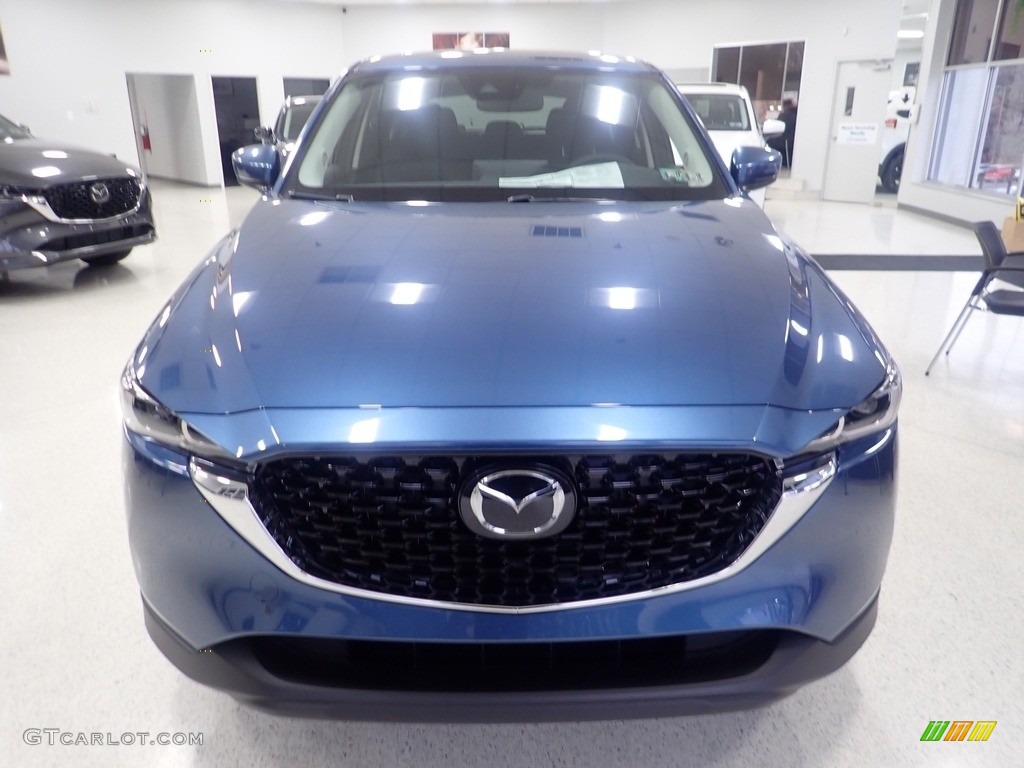 2023 CX-5 S Preferred AWD - Eternal Blue Mica / Black photo #8