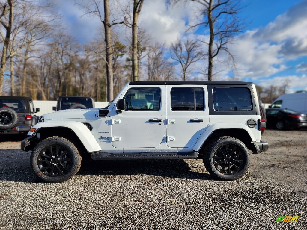 Bright White 2023 Jeep Wrangler Unlimited Sahara 4XE Hybrid Exterior Photo #145541287